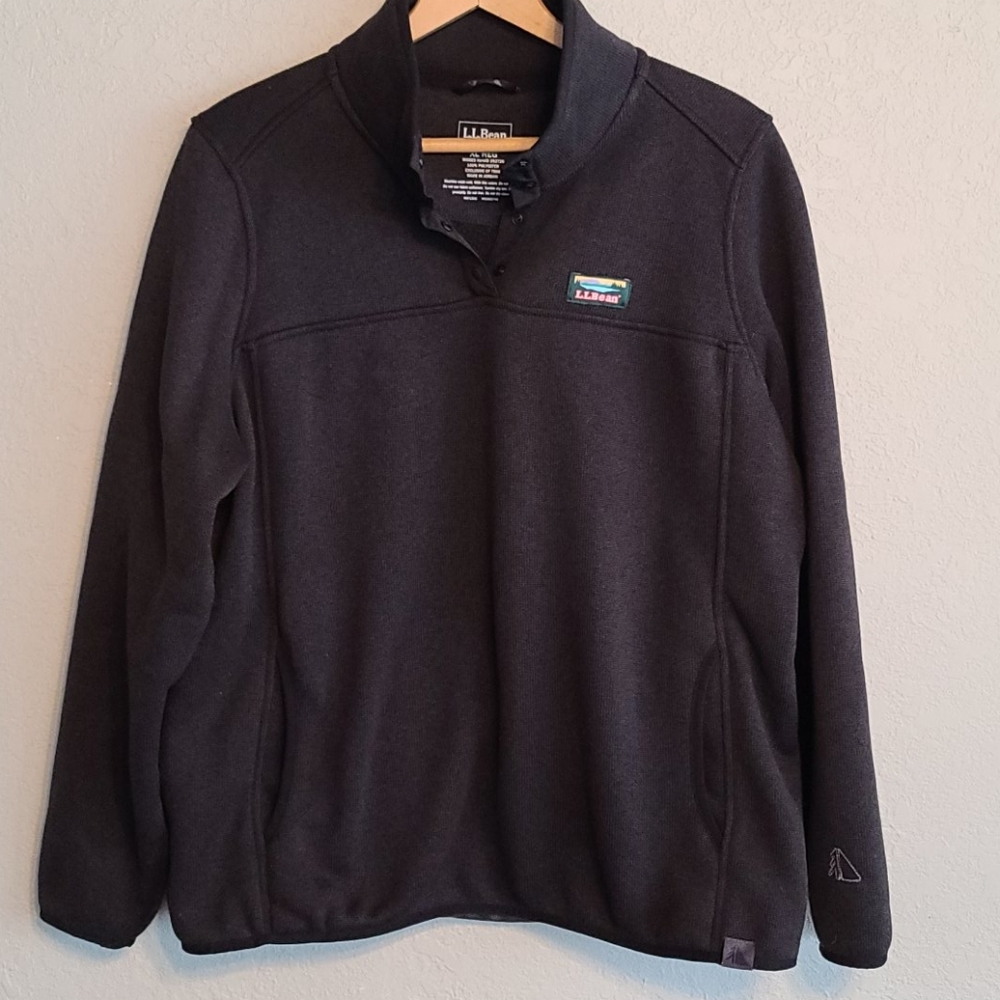 L.L. Bean Sweater Fleece Pullover